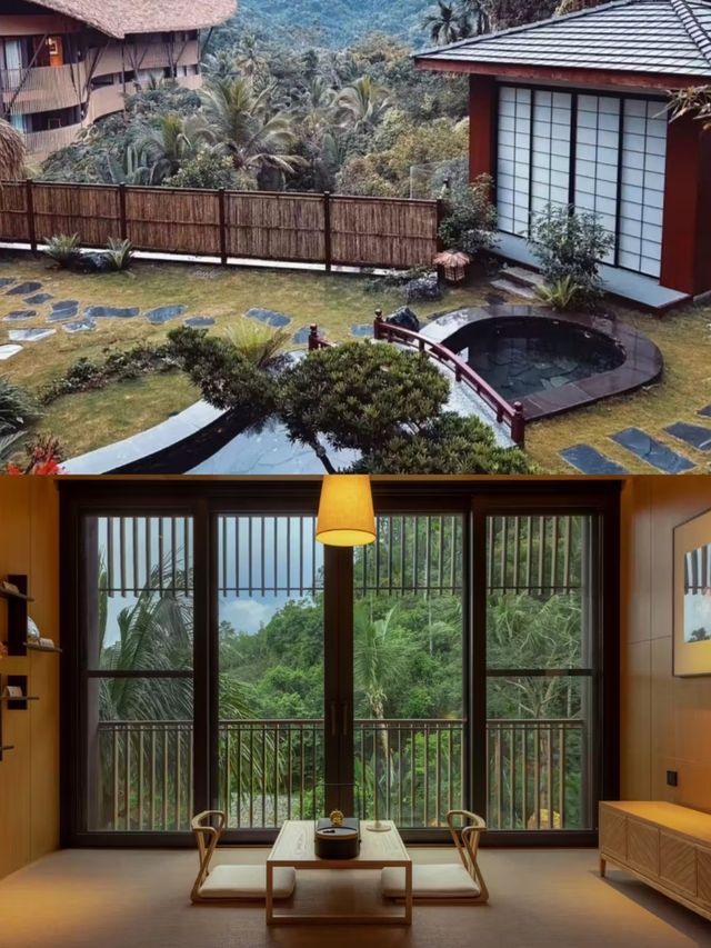 老媽說這是她住過最滿意的酒店 中式建築夜景觀賞
