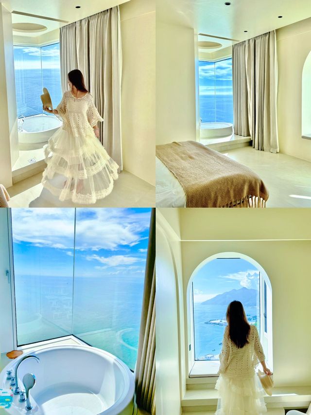 真沒出國！南澳島270度海景房躺看橘子海