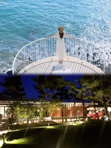 Я нашёл гостевой дом, расположенный прямо на море, в Лаошане