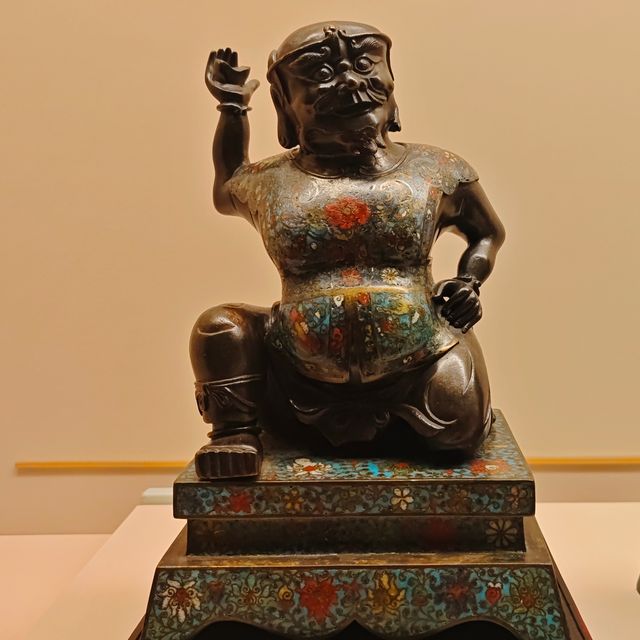 上海博物館（人民廣場館）的掐絲琺瑯美到窒息