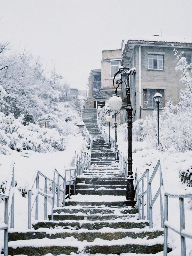 江西降溫了，又想念廬山的雪了|||作為南方人，從小對雪就