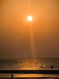 北海絕美日落觀賞地!石螺口海灘的晚霞浪漫哭了