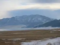 賽里木湖粉調彩霞時刻及拍攝位置