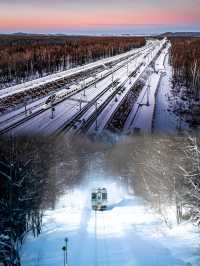 躺著穿越！開往冬天的火車9天8晚，住進移動的雪國宮殿