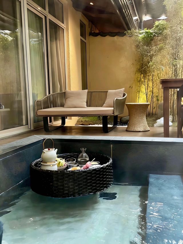 在上海市區住進京都！私湯小院把浪漫焊在了溫泉裡