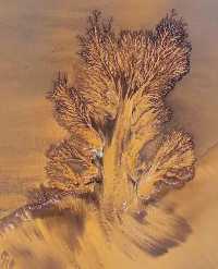 錢塘江浮現金色潮汐樹