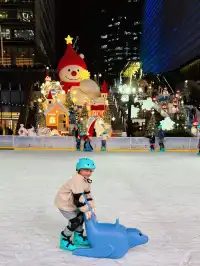 12.2日實況陸家嘴冰雪童話世界太浪漫了