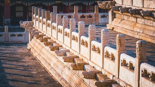 冬天的故宮有點蕭瑟，但很高級！