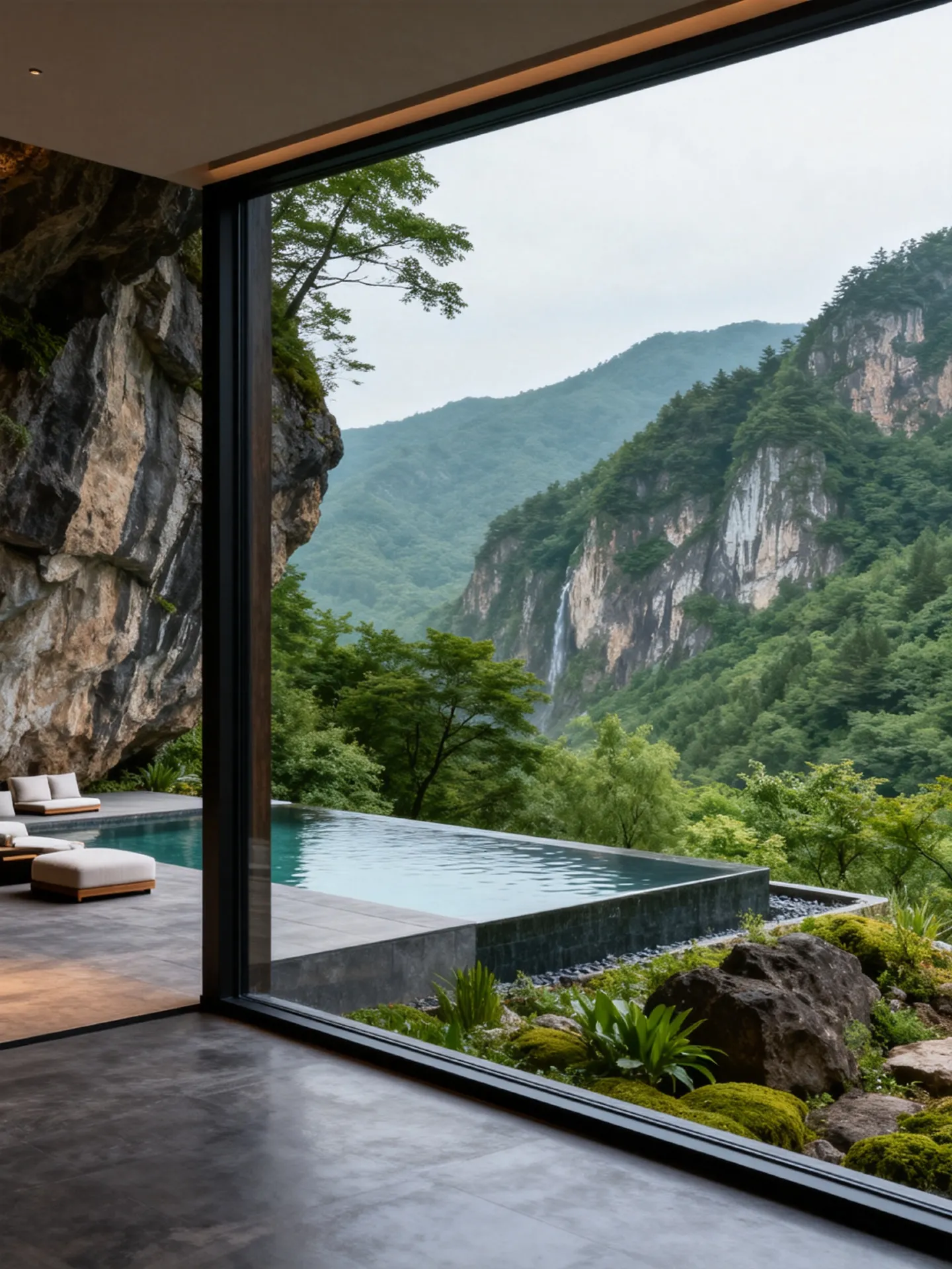 Stayed in a river view suite by the Yalu River, absolutely stunning