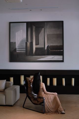 See the Li River landscape painting at CIAO Boutique Hotel with Italian style in Guilin