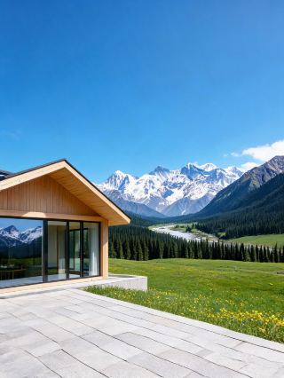 Nestled in the mountains, the grasslands, glaciers, streams, and wildflowers are breathtaking
