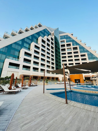 Beautiful Hotel with Egyptian-Style Architecture