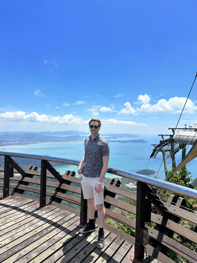 Crossing the sky at Langkawi