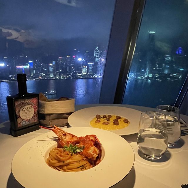 香港尖沙咀｜絕美浪漫海景晚餐🌃🥂