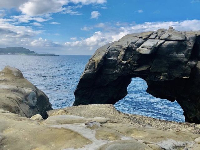 新北｜🐘💙風光明媚📍 Shen’ao Elephant Trunk Rock 深澳岬角 象鼻岩景觀區