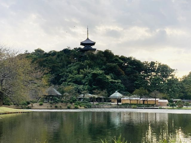 三渓園で和装前撮り👘