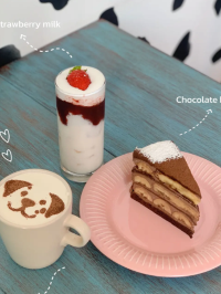 Dalmatian cafe 🖤🤍 คาเฟ่เกาหลีที่สยาม 
