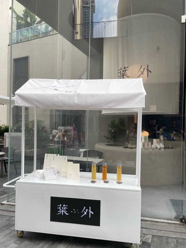深圳高級茶飲店😍葉外🫡Highclass玻璃外賣樽