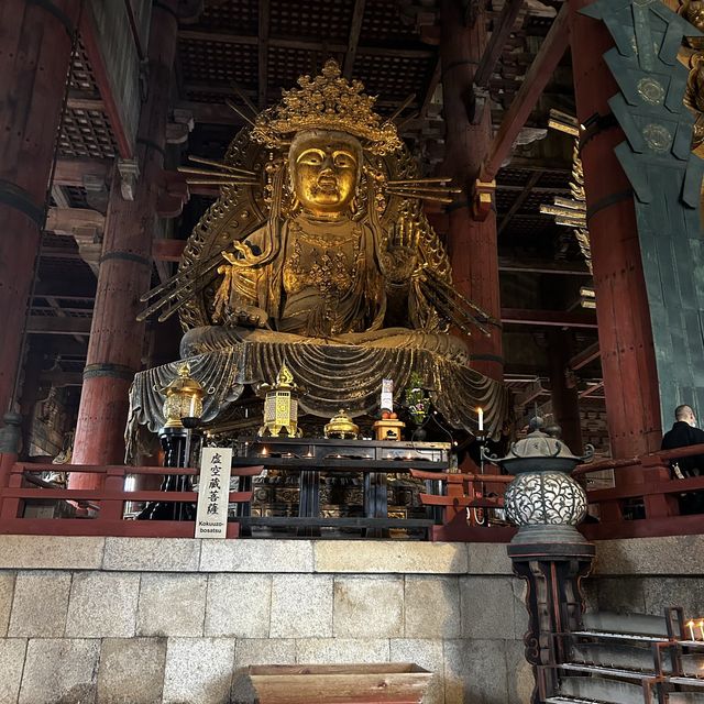 An amazing Todaiji temple 🙏 