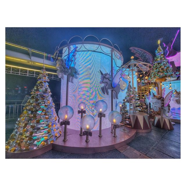 獨角獸Merry-Go-Round宮殿。海港城