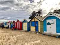 Brighton Bathing Boxes at Victoria’s beach 🇦🇺