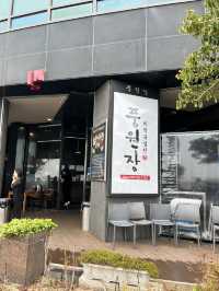 釜山/海雲台　テラス席で海を観ながら絶品ワカメスープ店💕