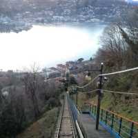 Cable Car Ride To The Top Of Lake Como