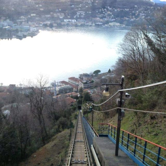 Cable Car Ride To The Top Of Lake Como