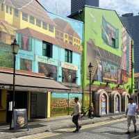 Mural artist gives Kampong Glam a glam up