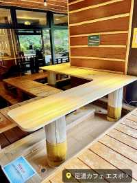 【鬼怒川温泉】こんな休日も良くない😆？足湯に浸かりながらのんびり過ごす癒しのランチ✨
