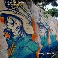 Street Art บนกำแพง - เชียงใหม่