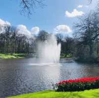 荷蘭🇳🇱利瑟· 藝術雕像美侖美奐⛲️Keukenhof庫肯霍夫花園