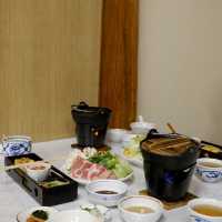 日本住宿篇，豬肉涮涮鍋晚餐