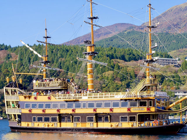 Scenic views of Lake Ashi 