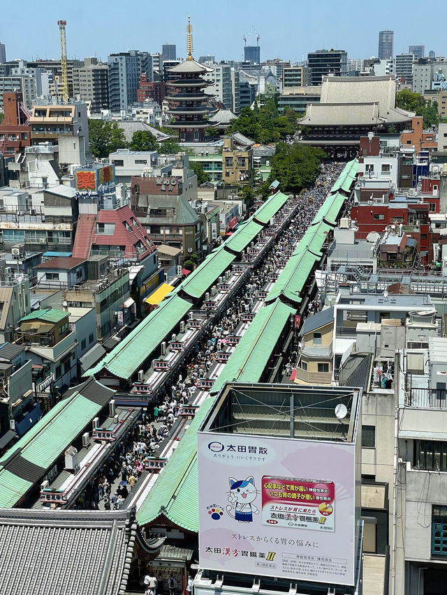 【浅草文化観光センター/東京都】仲見世・浅草寺を見下ろせる展望台