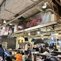 돌판 위에서 지글지글 구워지는 행복 키와미야 함바그🔥🥩