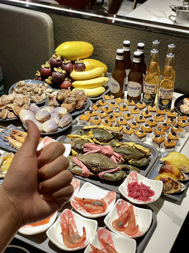 深圳‼️吃回本的海鮮•榴蓮自助，誰懂…