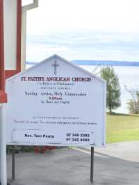 【New Zealand】ロトルアの美しい教会 St.Faiths anglican church