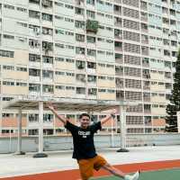 Vibrant hues and iconic views at Choi Hung Estate