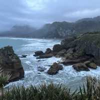 Have pancakes whilst seeing pancakes at Punakaiki Pancake rocks 