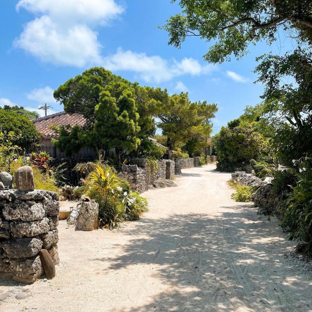 【竹富島】素敵な重要伝統的建造物群保存地区✨