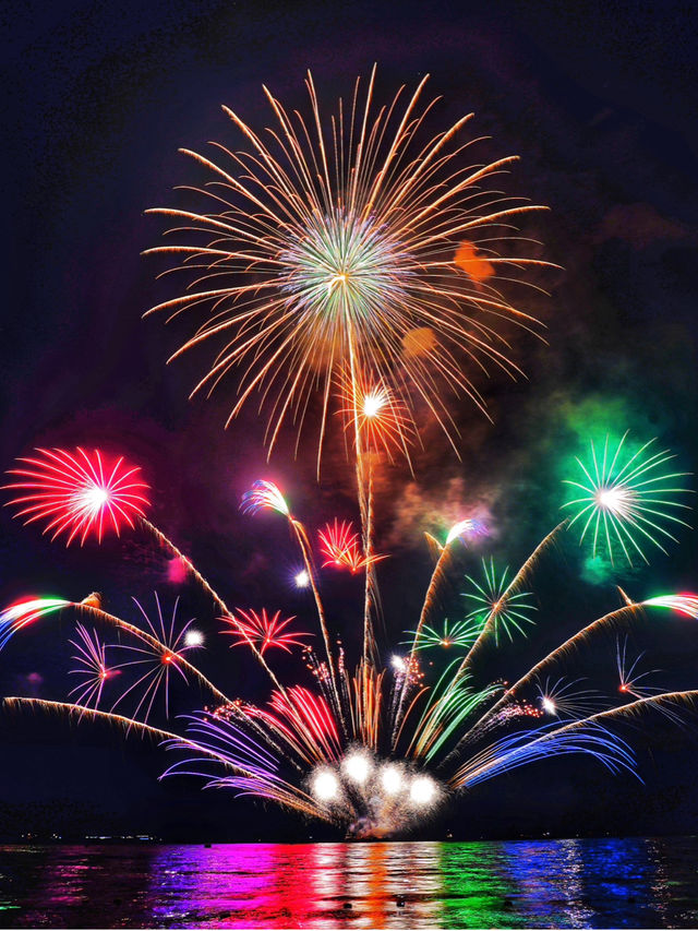 オススメ😊🎇湖畔でゆっくり観れる大津志賀花火大会🎆