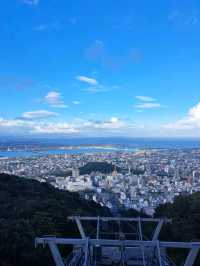 【眉山ロープウェイ山頂口展望台:徳島県徳島市】徳島市を一望できる絶景展望台✨