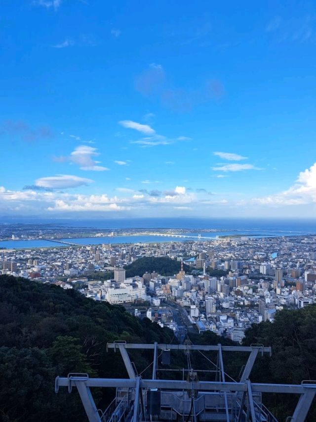 【眉山ロープウェイ山頂口展望台:徳島県徳島市】徳島市を一望できる絶景展望台✨