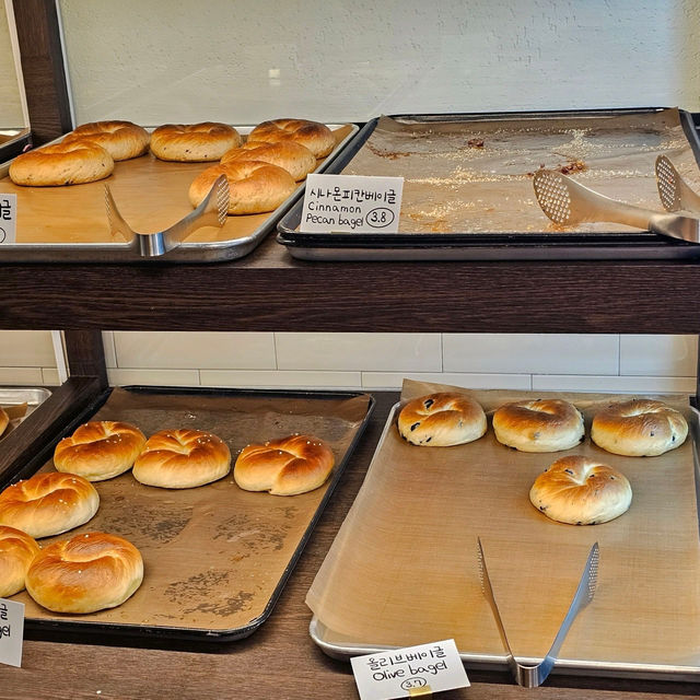 🍳베이글 부산역 앞 카페 베이글 맛집 올선데이