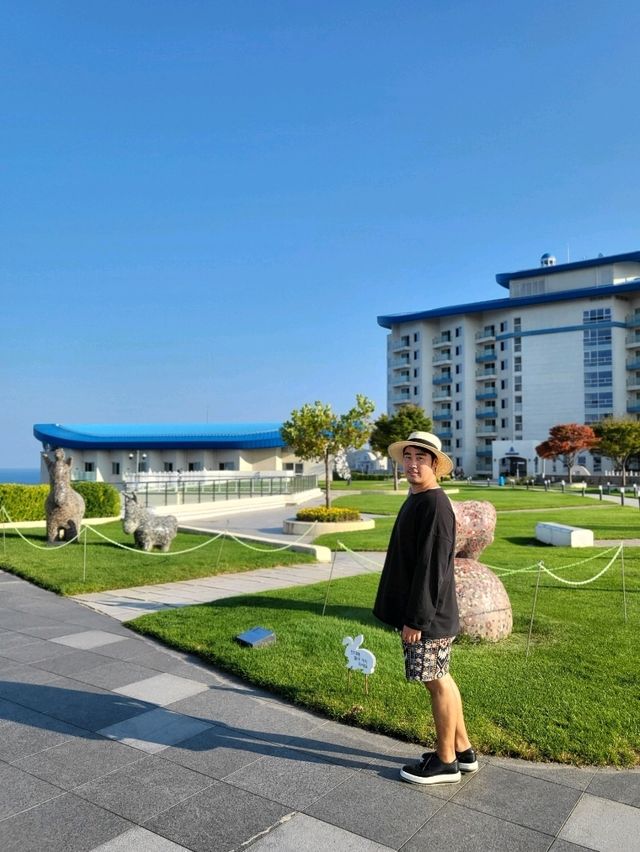 삼척여행 필수코스 삼척쏠비치 산토리니광장