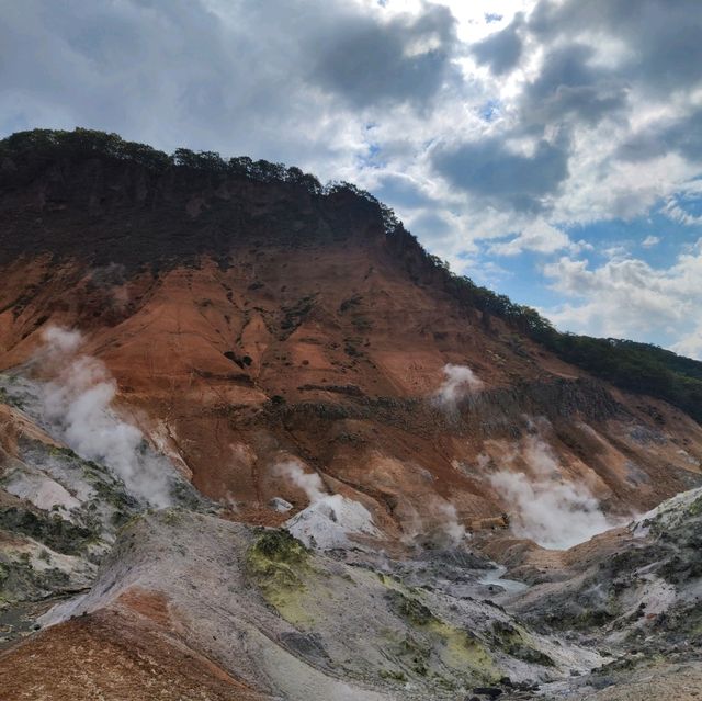 北海道自駕游-登別地獄谷/大湯沼/奧之湯/天然足湯