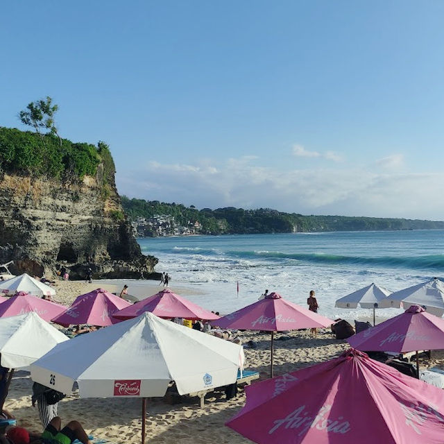 Enjoying Dreamland Beach