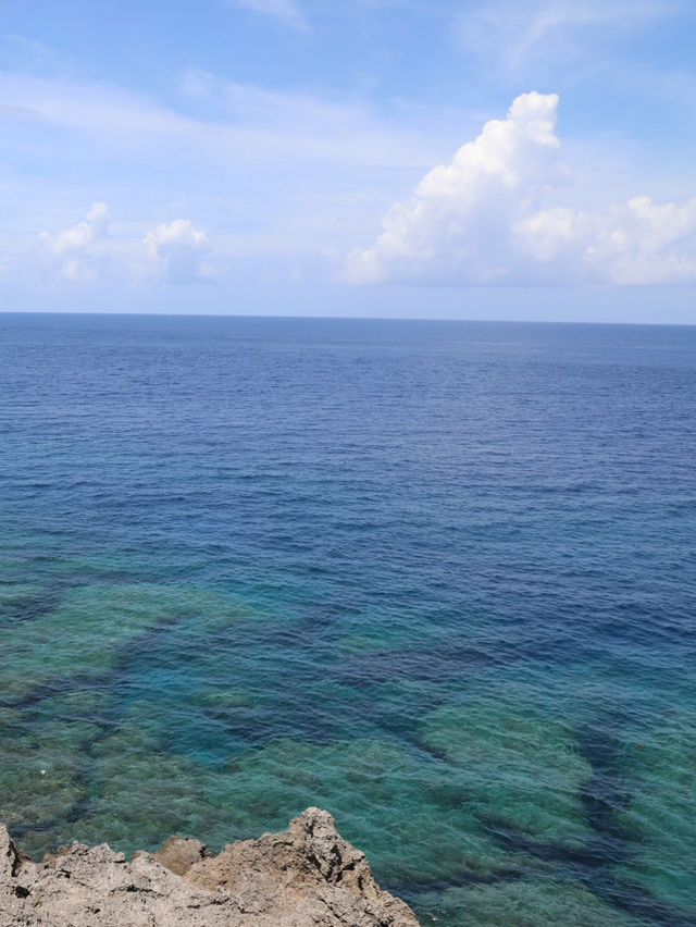 【沖縄🇯🇵】鮮やかな海を眺めて