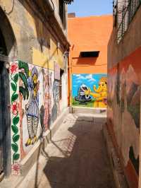 【バラナシ】迷路のような旧市街地でwall art散策🎨